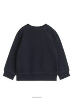 ARKET kleding 0DXJP1533 donkerblauw Sweatshirt met ronde hals kinderen - Image 2