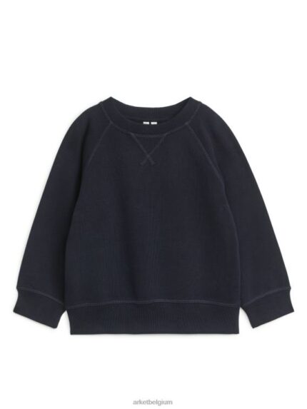 ARKET kleding 0DXJP1533 donkerblauw Sweatshirt met ronde hals kinderen