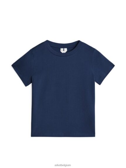 ARKET kleding 0DXJP1534 blauw T-shirt met ronde hals kinderen