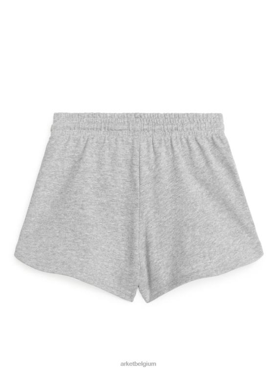 ARKET kleding 0DXJP1586 grijs gemêleerd korte broek van badstof kinderen - Image 2