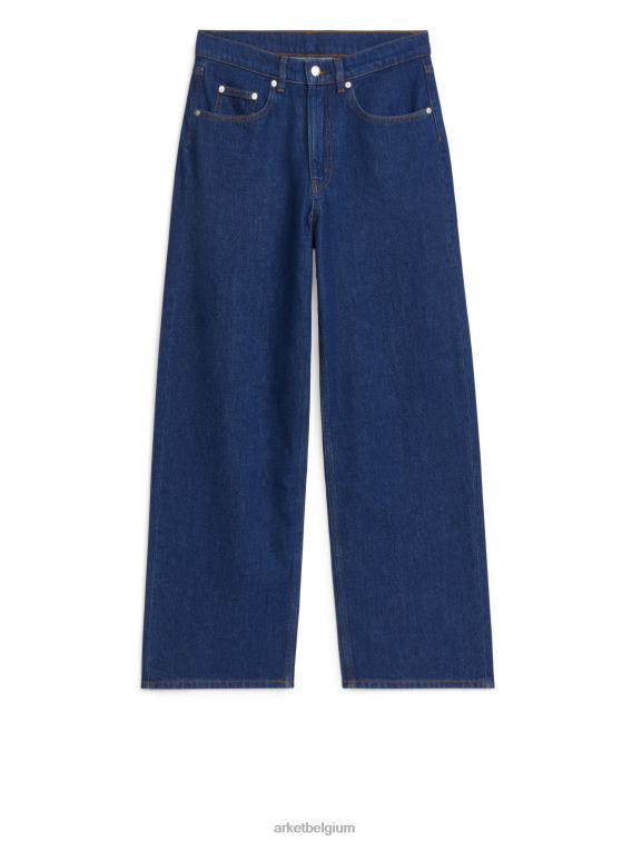arket_kleding_0dxjp158_donkerblauw_leeuwerik_losse_jeans_vrouwen.jpeg ARKET kleding 0DXJP158 donkerblauw leeuwerik losse jeans vrouwen - Image 1