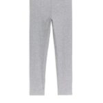 ARKET kleding 0DXJP1592 grijs gemêleerd legging van ribjersey kinderen