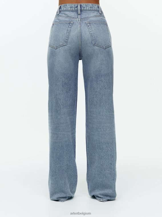 ARKET kleding 0DXJP159 blauw gewassen esdoorn hoge wijde jeans vrouwen - Image 2