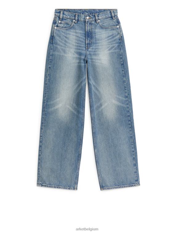 ARKET kleding 0DXJP159 blauw gewassen esdoorn hoge wijde jeans vrouwen - Image 3