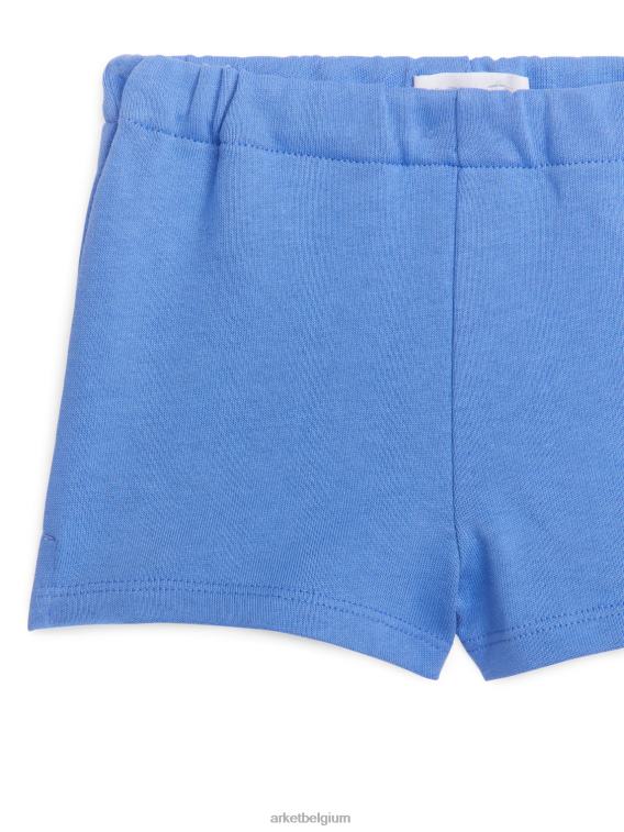 ARKET kleding 0DXJP1699 blauw korte broek van katoenen badstof kinderen - Image 3