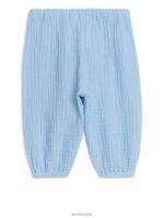 ARKET kleding 0DXJP1719 blauw katoenen mousseline broek kinderen - Image 2