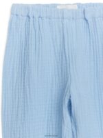 ARKET kleding 0DXJP1719 blauw katoenen mousseline broek kinderen - Image 3