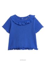 ARKET kleding 0DXJP1722 blauw puntige top kinderen