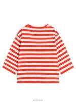 ARKET kleding 0DXJP1725 rood/gebroken wit top met lange mouwen kinderen - Image 2
