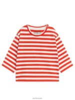 ARKET kleding 0DXJP1725 rood/gebroken wit top met lange mouwen kinderen