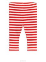 ARKET kleding 0DXJP1726 wit rood geribbelde legging kinderen - Image 2