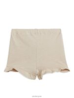 ARKET kleding 0DXJP1729 beige jersey short met ruches kinderen - Image 2