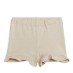ARKET kleding 0DXJP1729 beige jersey short met ruches kinderen