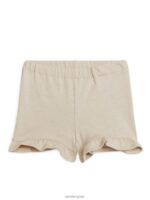 ARKET kleding 0DXJP1729 beige jersey short met ruches kinderen
