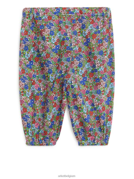 ARKET kleding 0DXJP1732 blauw/bloemig broek met all-over print kinderen - Image 2