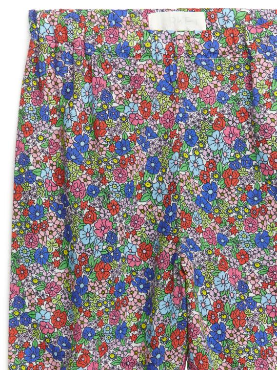 ARKET kleding 0DXJP1732 blauw/bloemig broek met all-over print kinderen - Image 3
