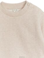 ARKET kleding 0DXJP1737 havermelange losvallende katoenen sweater kinderen - Image 3