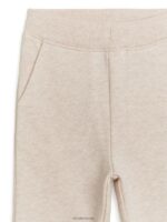 ARKET kleding 0DXJP1738 havermelange katoenen joggingbroek kinderen - Image 3