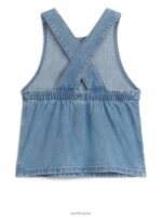 ARKET kleding 0DXJP1741 blauw denim tuinbroekjurk kinderen - Image 3