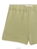 ARKET kleding 0DXJP1742 kaki groen korte broek van katoenen badstof kinderen - Image 3