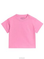 ARKET kleding 0DXJP1748 roze T-shirt met korte mouwen kinderen