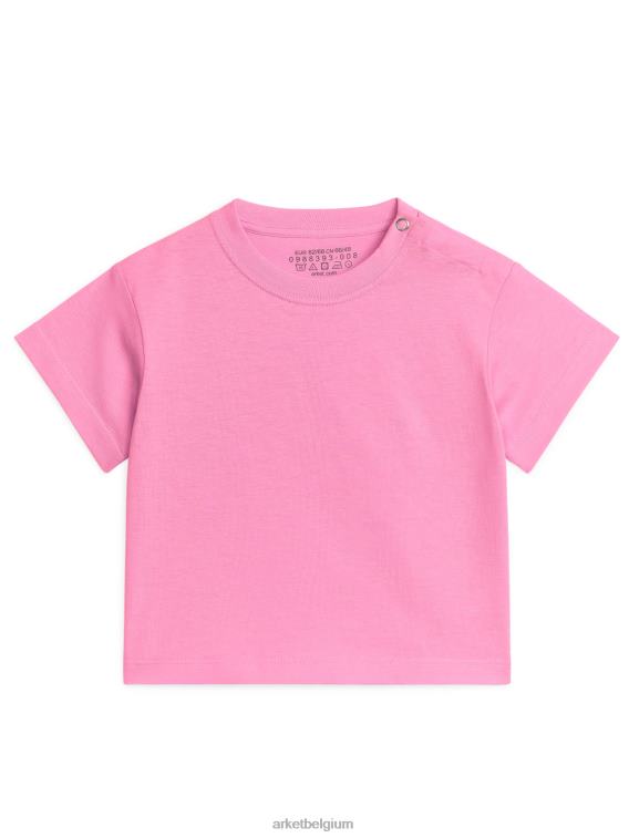 ARKET kleding 0DXJP1748 roze T-shirt met korte mouwen kinderen - Image 1