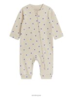 ARKET kleding 0DXJP1754 beige/lichtblauw alles-in-één pyjama kinderen