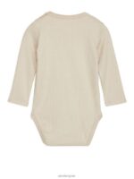 ARKET kleding 0DXJP1755 licht beige bodysuit van katoenlyocell kinderen - Image 3
