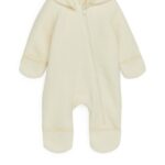 ARKET kleding 0DXJP1756 gebroken wit overall met capuchon kinderen