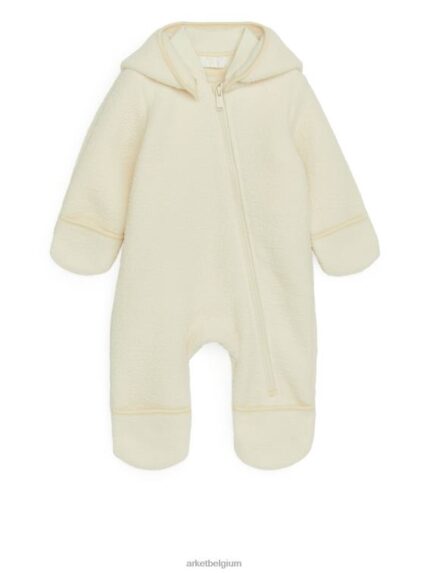 ARKET kleding 0DXJP1756 gebroken wit overall met capuchon kinderen