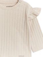 ARKET kleding 0DXJP1761 beige jersey top met ruches kinderen - Image 3