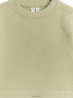 ARKET kleding 0DXJP1762 licht kakigroen losvallende katoenen sweater kinderen - Image 3