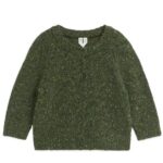 ARKET kleding 0DXJP1763 groen/nep neps wollen vest kinderen