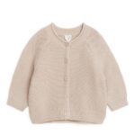 ARKET kleding 0DXJP1764 beige gebreid katoenen vest kinderen