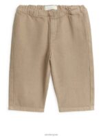 ARKET kleding 0DXJP1770 beige katoenen chino's kinderen