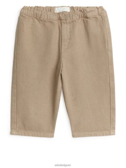 ARKET kleding 0DXJP1770 beige katoenen chino's kinderen