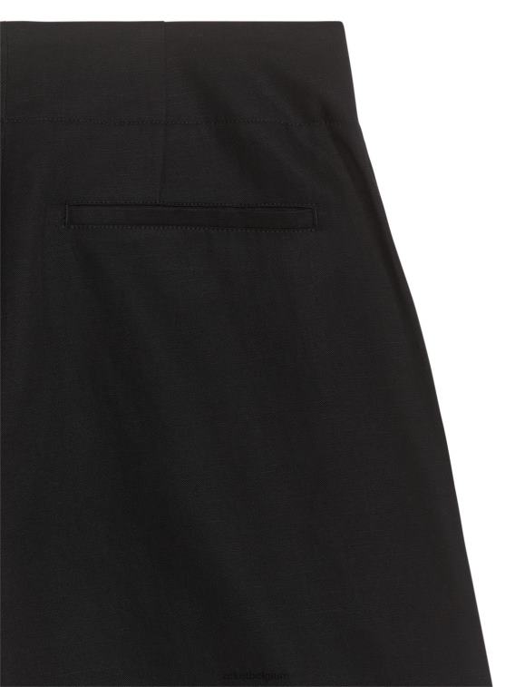 ARKET kleding 0DXJP186 zwart oversized short van linnenmix vrouwen - Image 2