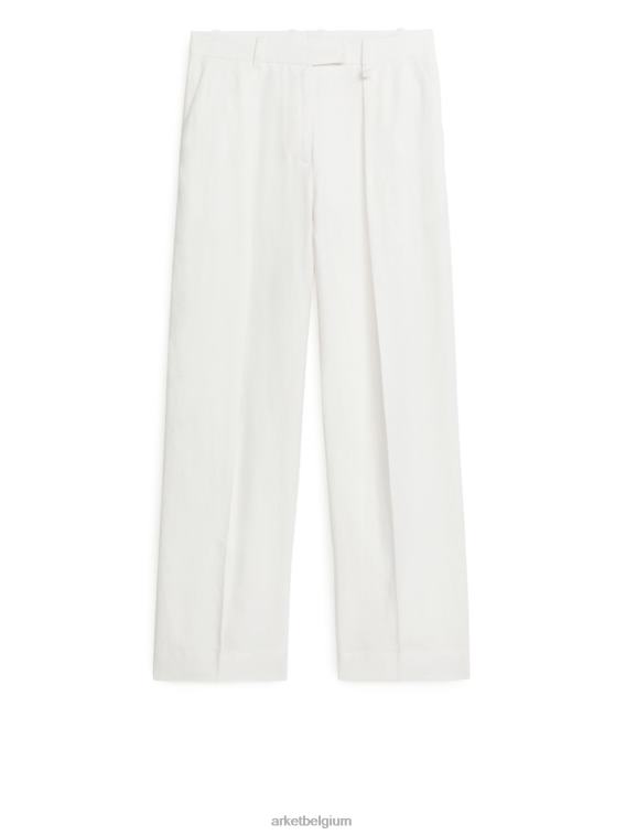 arket_kleding_0dxjp189_wit_linnen_broek_vrouwen.jpeg ARKET kleding 0DXJP189 wit linnen broek vrouwen - Image 1
