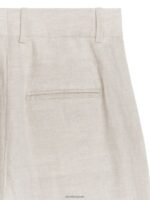 ARKET kleding 0DXJP194 licht beige wijde linnen broek vrouwen - Image 2