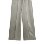 ARKET kleding 0DXJP197 grijs wijde satijnen broek vrouwen