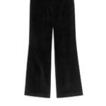 ARKET kleding 0DXJP216 zwart uitlopende corduroy broek vrouwen