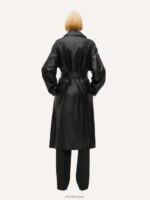 ARKET kleding 0DXJP217 zwart wijde broek van wolmix vrouwen - Image 3