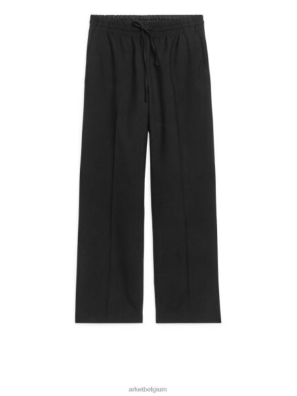 ARKET kleding 0DXJP224 zwart wollen hopzakbroek vrouwen