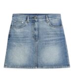 ARKET kleding 0DXJP228 lichtblauw mini-denimrok vrouwen