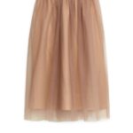 ARKET kleding 0DXJP240 beige tule rok vrouwen