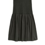 ARKET kleding 0DXJP255 donker grijs Kielrok van lyocellmix vrouwen