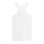 ARKET kleding 0DXJP368 wit geribbelde racertank vrouwen