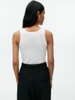ARKET kleding 0DXJP383 wit geribde tanktop vrouwen - Image 3