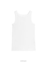 ARKET kleding 0DXJP383 wit geribde tanktop vrouwen - Image 5