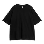ARKET kleding 0DXJP389 zwart oversized t-shirt vrouwen